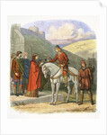 Edward the Martyr arriving at Corfe by James William Edmund Doyle