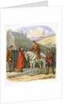 Edward the Martyr arriving at Corfe by James William Edmund Doyle