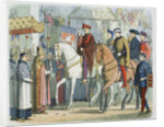 Charles VI of France and Henry V of England welcomed by the clergy by James William Edmund Doyle