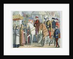 Charles VI of France and Henry V of England welcomed by the clergy by James William Edmund Doyle