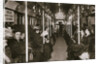Hudson River subway train by Edwin Levick