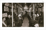 Hudson River subway train by Edwin Levick