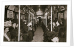Hudson River subway train by Edwin Levick