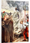 The burning of John Huss by Arthur C. Michael