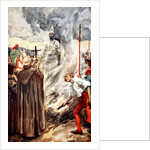 The burning of John Huss by Arthur C. Michael