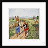 The walk to school by Fritz Kock-Gotha