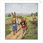 The walk to school by Fritz Kock-Gotha