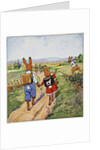 The walk to school by Fritz Kock-Gotha