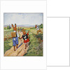 The walk to school by Fritz Kock-Gotha