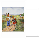 The walk to school by Fritz Kock-Gotha