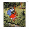 Jumping a stream on the way to school by Fritz Kock-Gotha