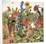Gardening lesson by Fritz Kock-Gotha