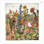 Gardening lesson by Fritz Kock-Gotha