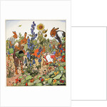 Gardening lesson by Fritz Kock-Gotha