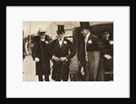 Winston Churchill arriving at the doors of St Margaret's, Westminster, on his wedding day by Anonymous