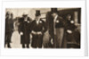 Winston Churchill arriving at the doors of St Margaret's, Westminster, on his wedding day by Anonymous