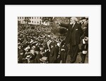 Keir Hardie speaking at a peace rally in Trafalgar Square by S and G
