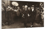 Ramsay MacDonald in New York being escorted by Grover Whalen by S and G