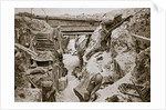 A view of a  British trench by Anonymous