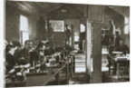 Interior of a signal exchange during the Battle of the Somme by Anonymous