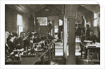 Interior of a signal exchange during the Battle of the Somme by Anonymous