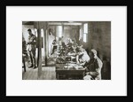 Interior of a signal exchange during the Battle of the Somme by Anonymous