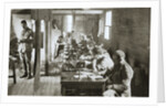 Interior of a signal exchange during the Battle of the Somme by Anonymous