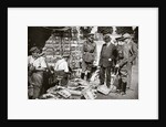 Mr Asquith watching men adjusting fuses by Anonymous