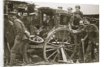 Moving day in a captured village by Anonymous