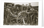 Moving day in a captured village by Anonymous