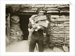 The mail arrives during the Battle of the Somme by Anonymous