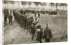 New Zealand troops queuing for a field canteen by Anonymous
