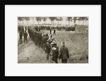 New Zealand troops queuing for a field canteen by Anonymous