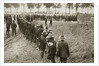 New Zealand troops queuing for a field canteen by Anonymous
