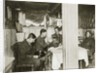 British soldiers in a captured German dugout by Anonymous