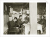 British soldiers in a captured German dugout by Anonymous