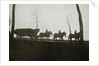 French troops on the road to the trenches by Anonymous