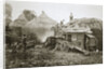 Threshing for straw for soldiers' use by Anonymous