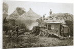 Threshing for straw for soldiers' use by Anonymous