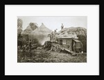Threshing for straw for soldiers' use by Anonymous