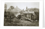 Threshing for straw for soldiers' use by Anonymous