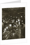 Russian manual labourers eating a meal by Anonymous