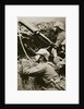 German soldiers manning a machine gun by Anonymous