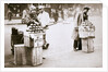 Jobless New Yorkers selling apples on the pavement by Anonymous