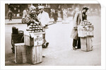 Jobless New Yorkers selling apples on the pavement by Anonymous