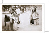 Jobless New Yorkers selling apples on the pavement by Anonymous