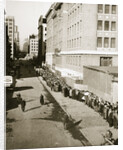 The breadline, a visible sign of poverty during the Great Depression by Anonymous