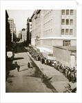 The breadline, a visible sign of poverty during the Great Depression by Anonymous