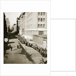 The breadline, a visible sign of poverty during the Great Depression by Anonymous