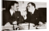 Thomas E Dewey with Fiorello H La Guardia, Mayor of New York by Anonymous